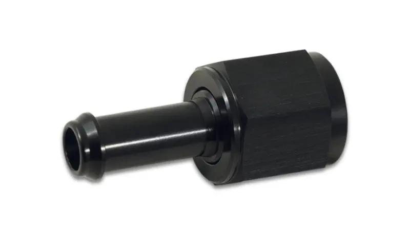 Vibrant Female -20An To 1/2In Hose Barb Straight Aluminum Adapter Fitting - Black Anodized 1