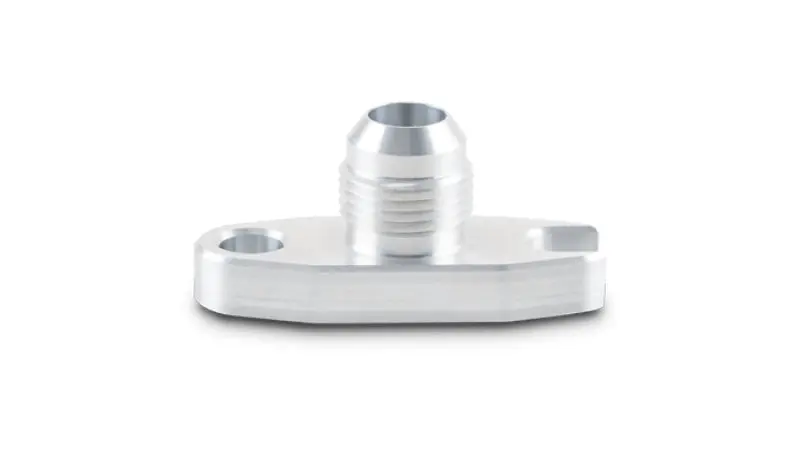 Vibrant 2.00In Bolt Hole -10An Male Flare Aluminum Turbo Oil Drain Flange W/Crowfoot - 28491 1