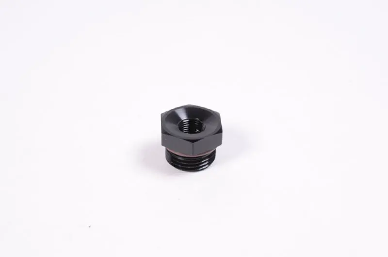 Radium Engineering 8An Orb To 1/8Npt Female Adapter Fitting - Blk Anodized - 14-0119 1