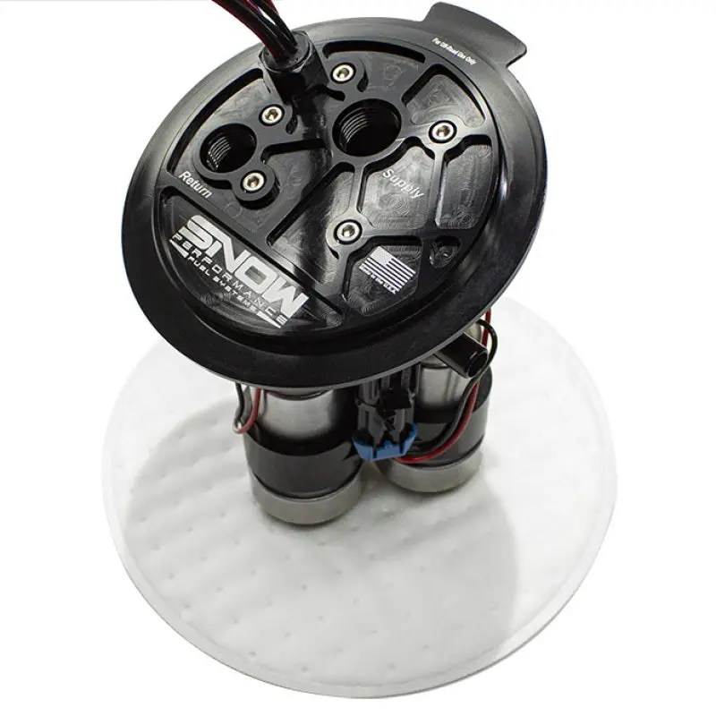 Snow 2015+ Dodge Hellcat/Demon/Redeye High Output Fuel Hat - Triple Pump 1