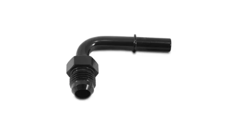 Vibrant 90 Degree Male An Push-On Efi Adapter An -6 Barb 0.375In 2
