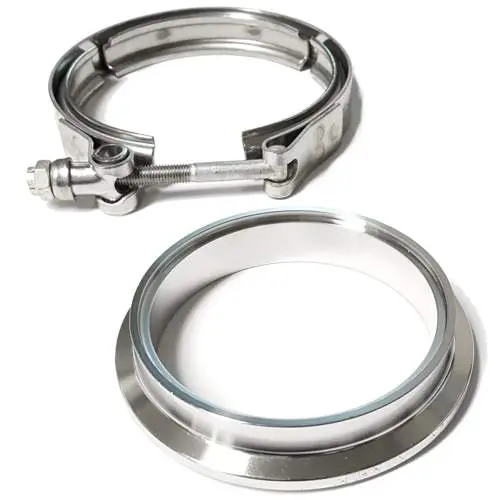 3" Stainless Downpipe Flange And Clamp Borg Warner Efr Turbos 6258, 6758, 7163, 7064, 7670 8374 9180 - Clc-Cla-054 1