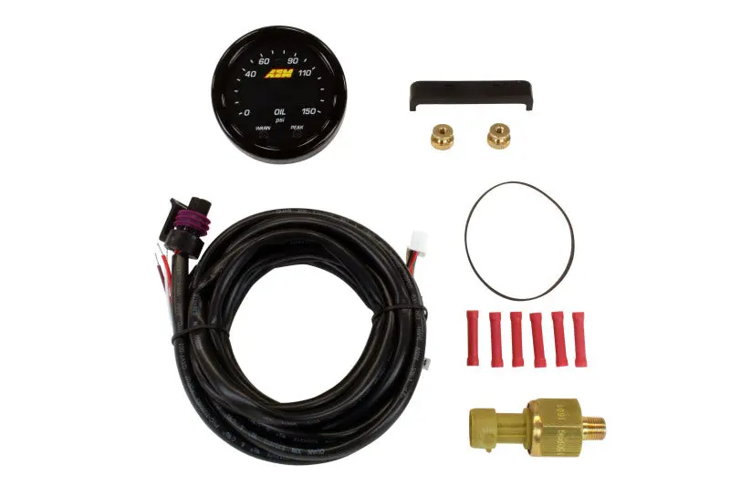 Aem X-Series 0-150 Oil Pressure Gauge Kit - 30-0307 1