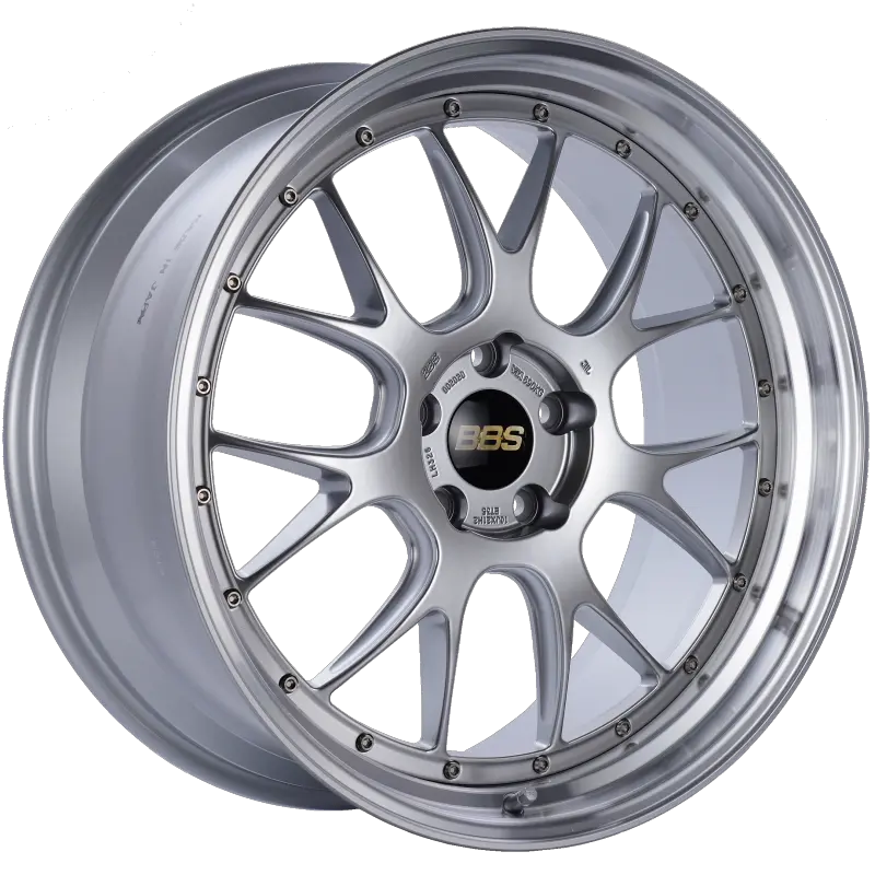 Bbs Lm-R 21X10 5X120 Et35 Diamond Silver Center Diamond Cut Lip Wheel -82Mm Pfs/Clip Required 2