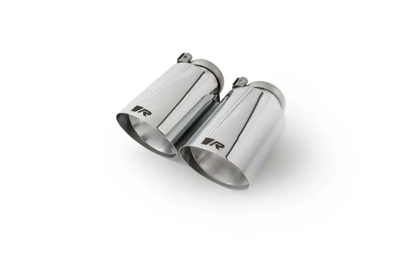 Remus Stainless Steel 102Mm Angled Straight Cut Chrome W/Adj Clamp Tail Pipe Set (Pair) 1