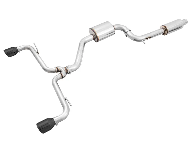 Awe Tuning Volkswagen Gti Mk7.5 2.0T Touring Edition Exhaust W/Diamond Black Tips 102Mm 1