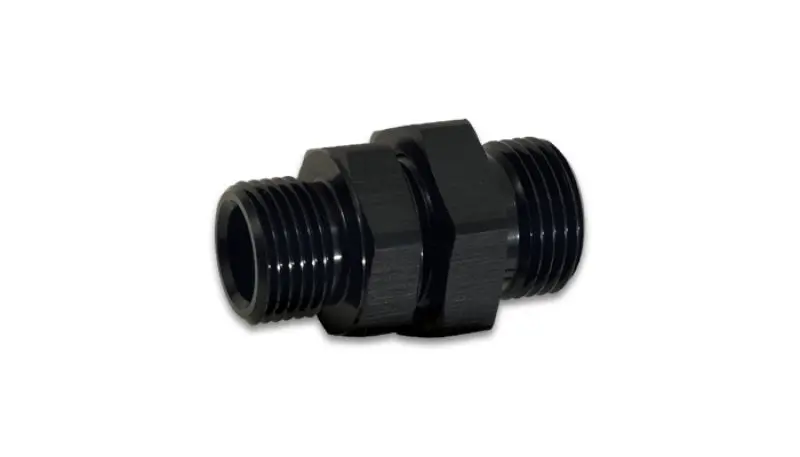 Vibrant -12 X -10 Orb Male To Male Union Adapter - Anodized Black 1