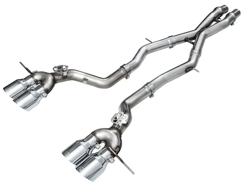 Awe Tuning 23-24 Bmw G87 M2 Track Edition Exhaust - Chrome Silver Tips 1