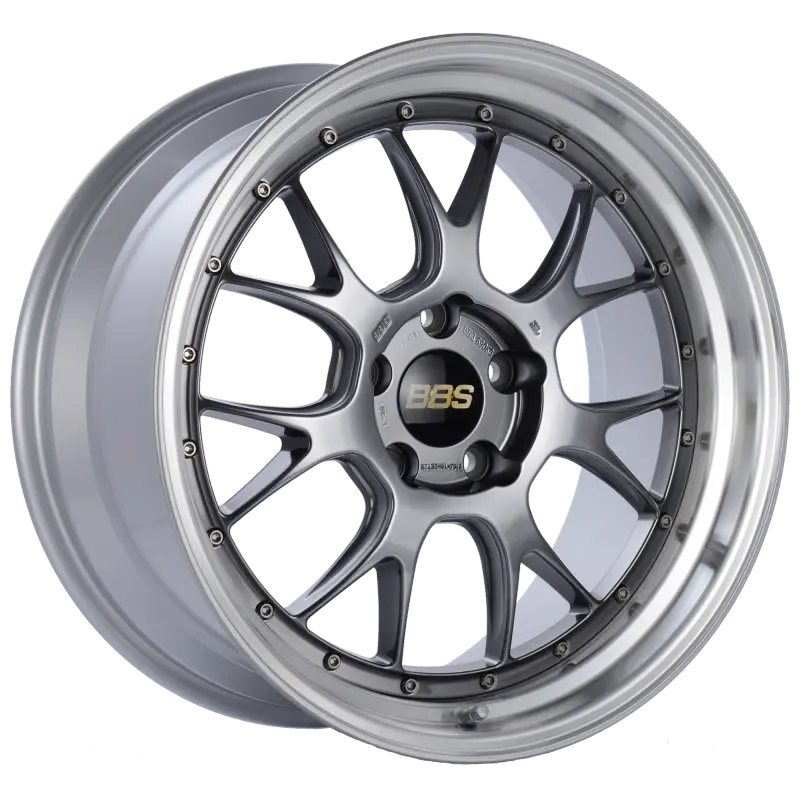 Bbs Lm-R 19X9.5 5X120 Et25 Diamond Black Center Diamond Cut Lip Wheel -82Mm Pfs/Clip Required 2