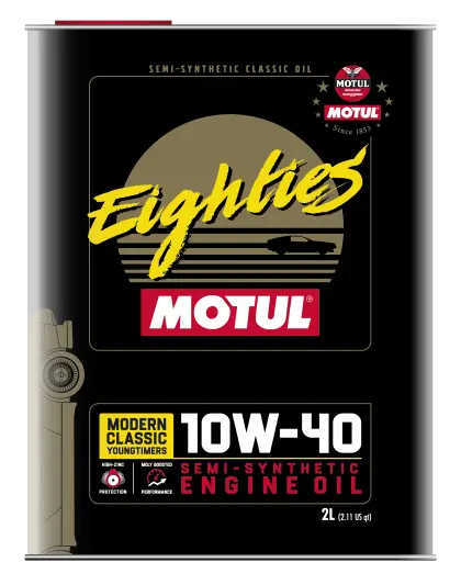Motul 10W40 Classic Eighties Oil - 2L 110619 1