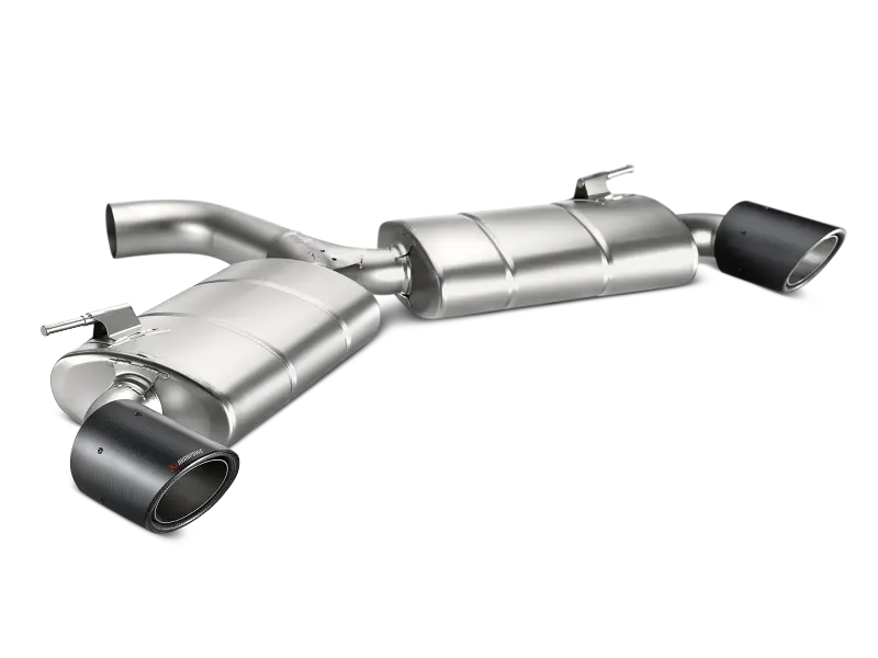 Akrapovic 13-17 Volkswagen Golf Gti (Vii) Slip-On Line (Titanium) W/ Carbon Tips 1