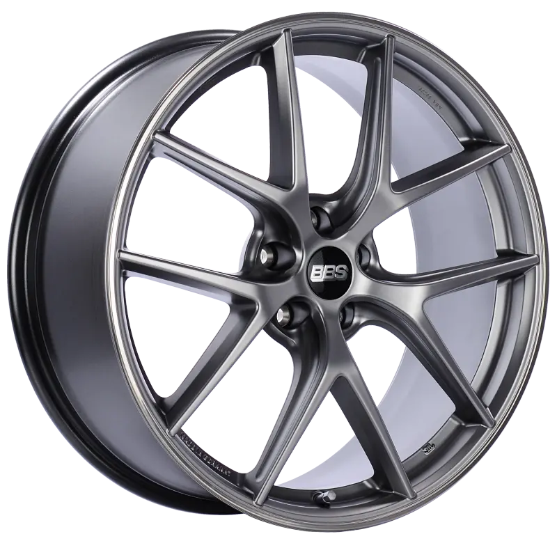 Bbs Ci-R 20X8.5 5X112 Et42 Platinum Silver Polished Rim Protector Wheel -82Mm Pfs/Clip Required 1