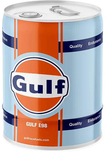 Gulf Race Fuels E98 5 Gallon (19L) Pail 1