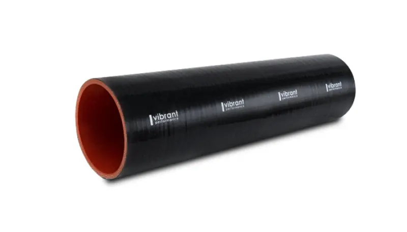 Vibrant Straight Hose Coupler 4.25In Id X 12In Long - Black 1