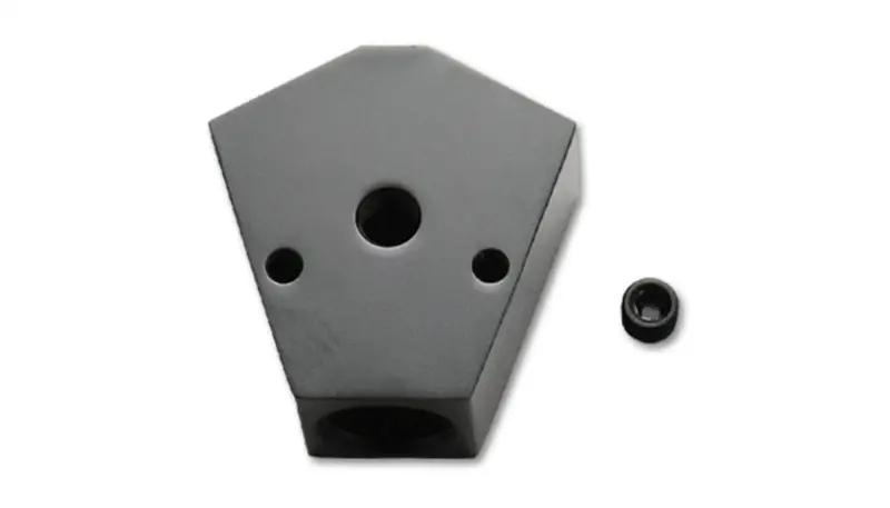 Vibrant Billet Aluminum Y-Block Fitting With 1/8In Npt Port - 3/8In Npt X 3/8In Npt X 3/8In Npt 2
