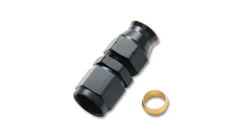 Vibrant -6An Female To 5/16In Tube Adapter Fittings With Brass Olive Insert 2
