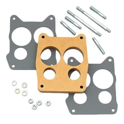 Edelbrock Carburetor Spacer Kit – Aluminum, 1-Inch Tall (Part #8726) 1