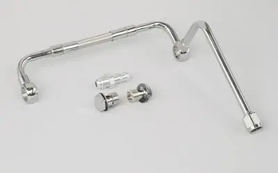 Edelbrock Dual-Feed Fuel Line And Inline Filter Kit, Model 8132 1
