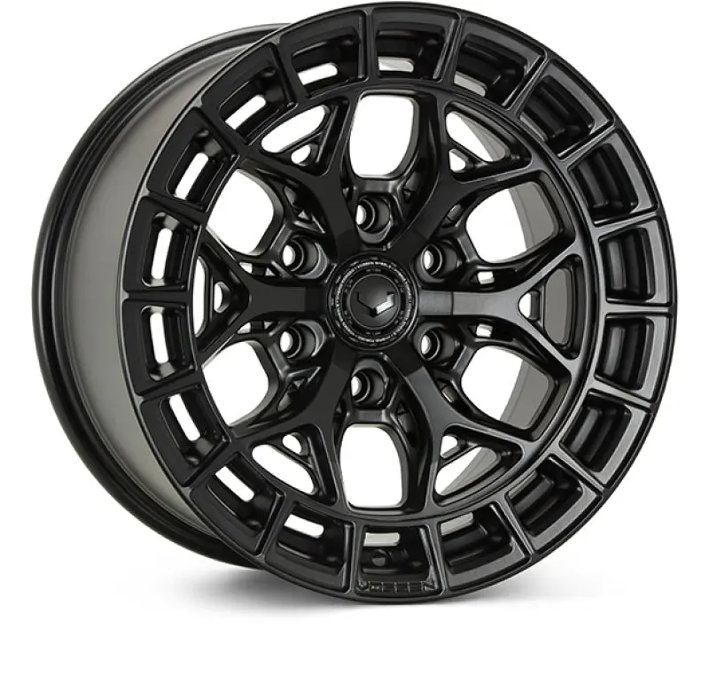 Vossen Hfx-1 22X9.5 / 6X139.7 Bp / Et20 / 106.1 Cb / Deep - Satin Black Wheel 1