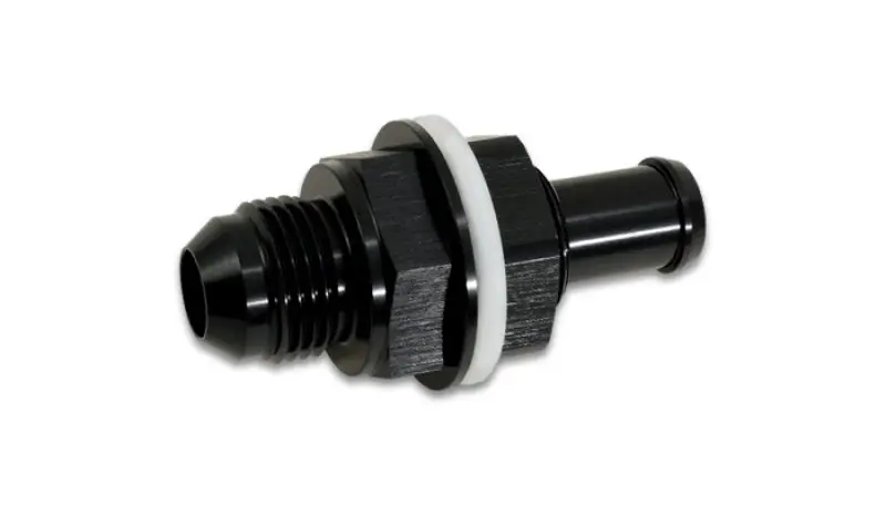 Vibrant Bulkhead Fuel Cell Adapter -6An Male Flare X 5/16In Barb 1