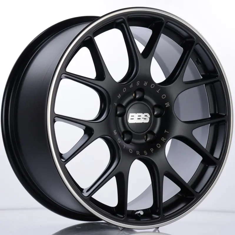 Bbs Ch-R 19X8.5 5X112 Et32 Satin Black Polished Rim Protector Wheel -82Mm Pfs/Clip Required 1