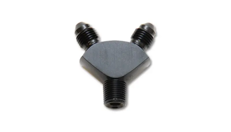 Vibrant -3An X -3An X 1/8In Npt Y-Adapter Fitting - Aluminum 2