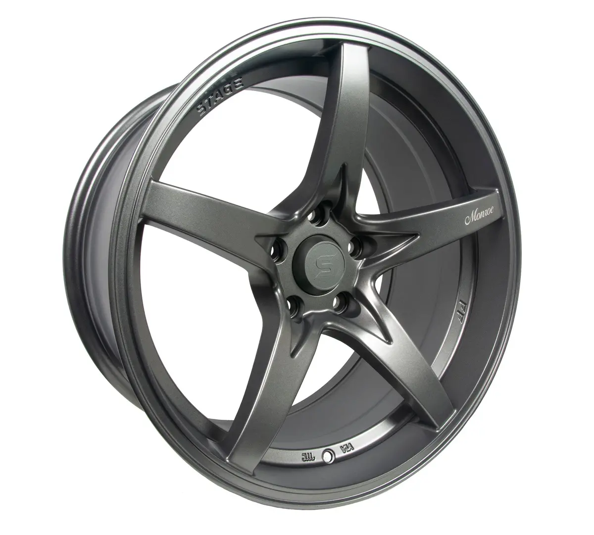 Stage Wheels Monroe 18X9 +22Mm 5X114.3 Cb: 73.1 Color: Matte Gun Metal 1