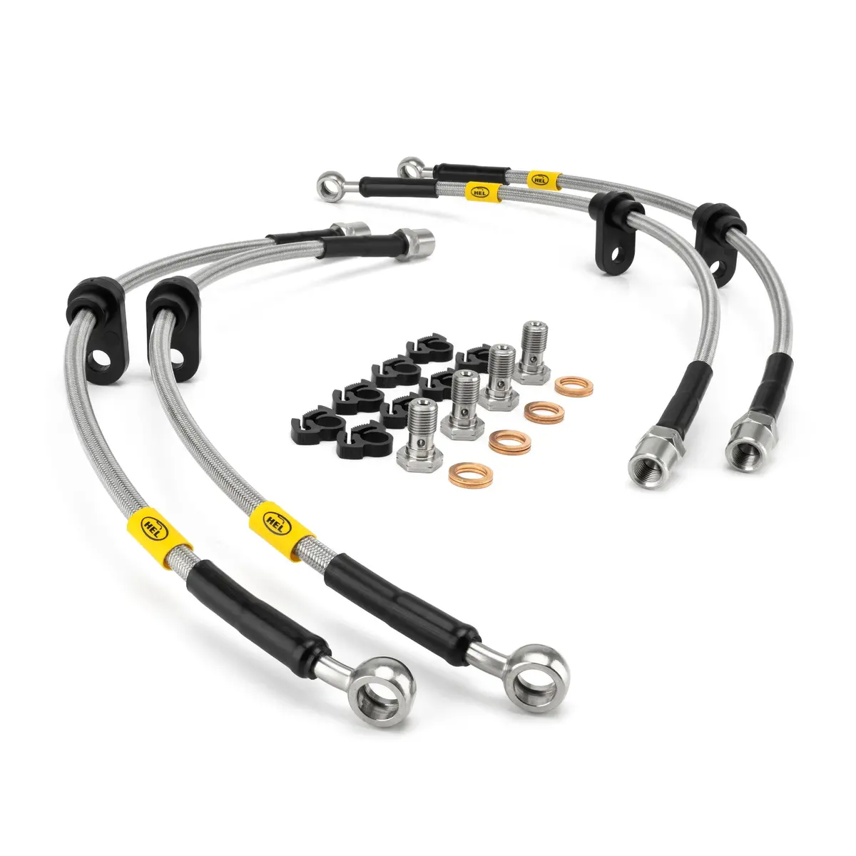 Hel Performance Nissan Skyline R33 2.5 Gts-T 1993-1998 Brake Lines Stainless Steel Braided 1