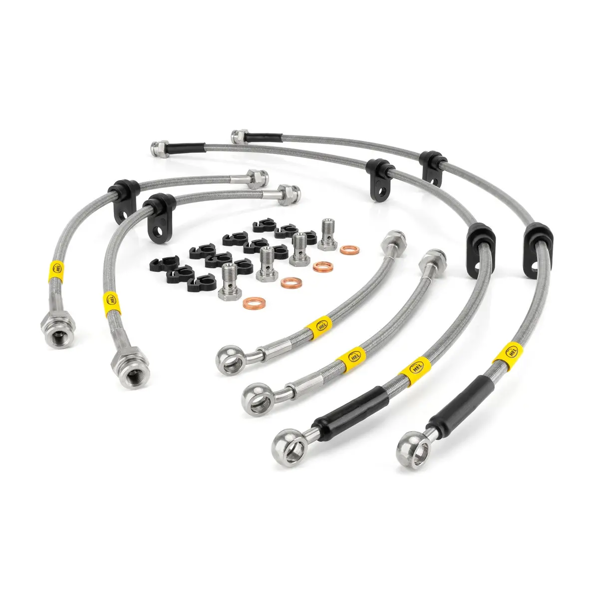 Hel Performance Nissan Skyline R32 2.6 Gt-R 1989-1994 Brake Lines Stainless Steel Braided 1