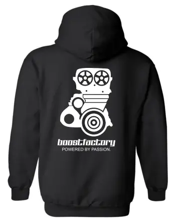 Boost Factory Pull Over Hoodie Rb26-2Jz ''Powered By Passion'' 1