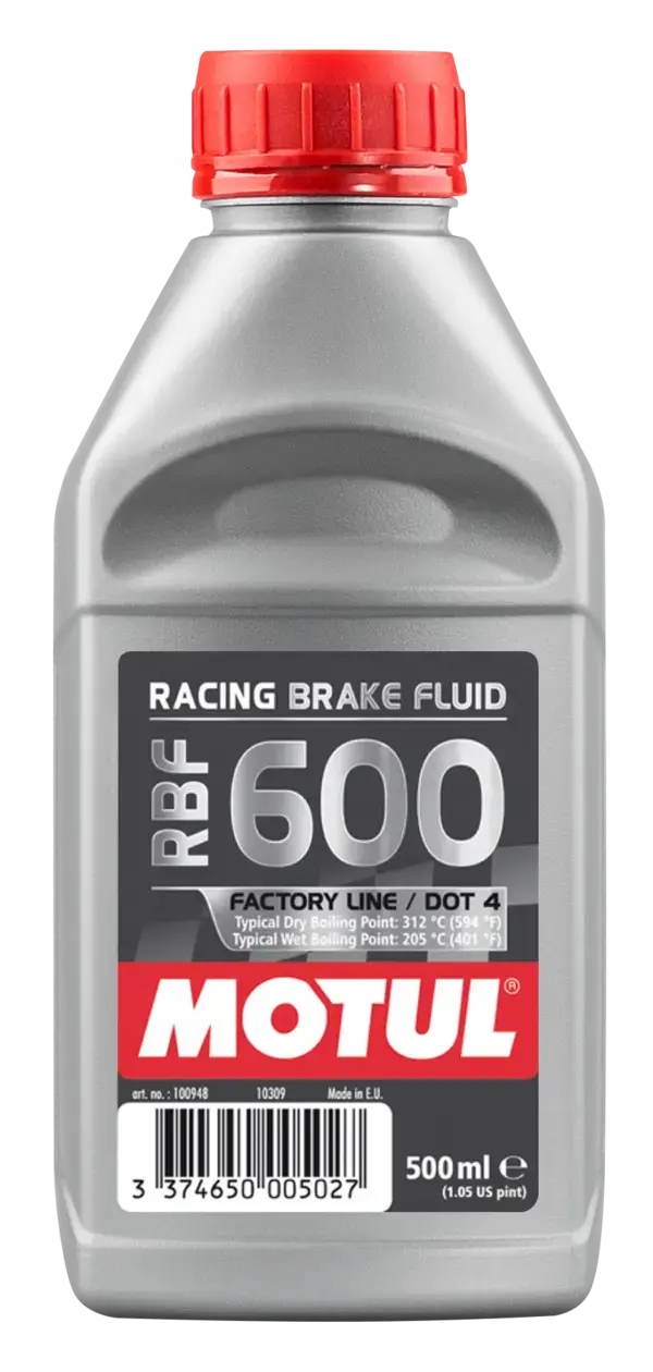 Motul 1/2L Brake Fluid Rbf 600 - Racing Dot 4 - 100949 1