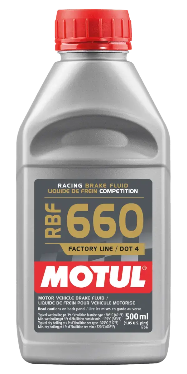 Motul 1/2L Brake Fluid Rbf 660 - Racing Dot 4 - 101667 1