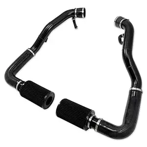 Gktech - Z34 370Z/G37 No Cut Cold Air Intake Kit - Black Pipes - 370Z-25Bk 1