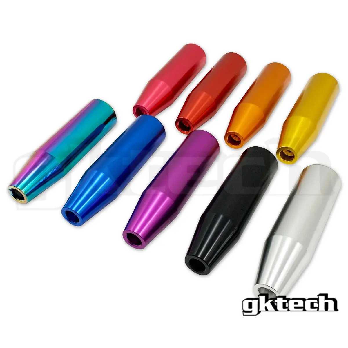 Gktech - Extra Long Weighted Gearknob - Orange - Shft-Orng 2