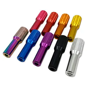 Gktech - Extra Long Stepped Knurl Gearknob - Neo Chrome - Zacs-Neox 1