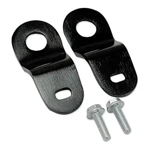 Gktech - S13 240Sx Cnc Machined Top Radiator Brackets - Black - S13x-Radb 1