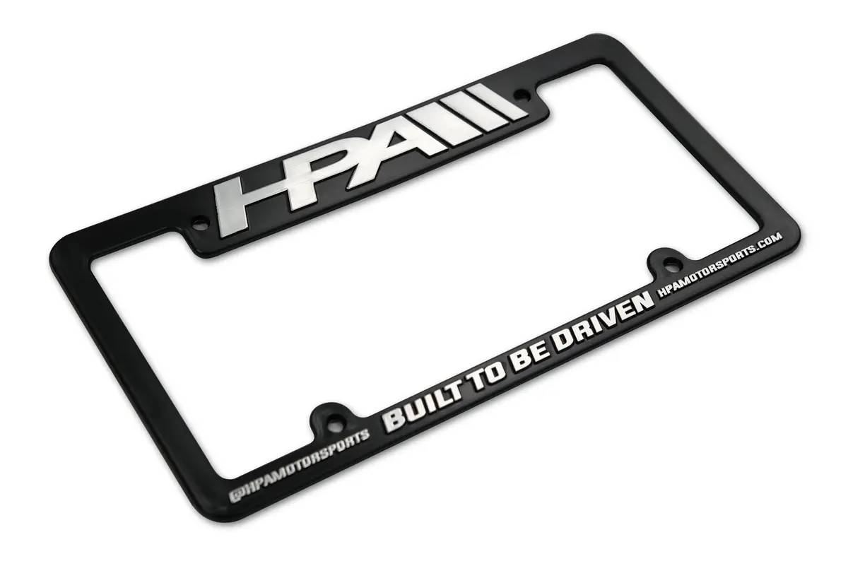 Hpa Motorsports Licence Plate Frame 1