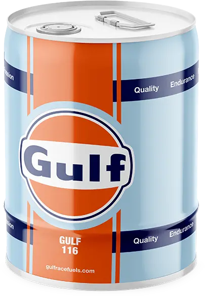 Gulf Race Fuels Gulf 116 5 Gallon (19L) Pail 1
