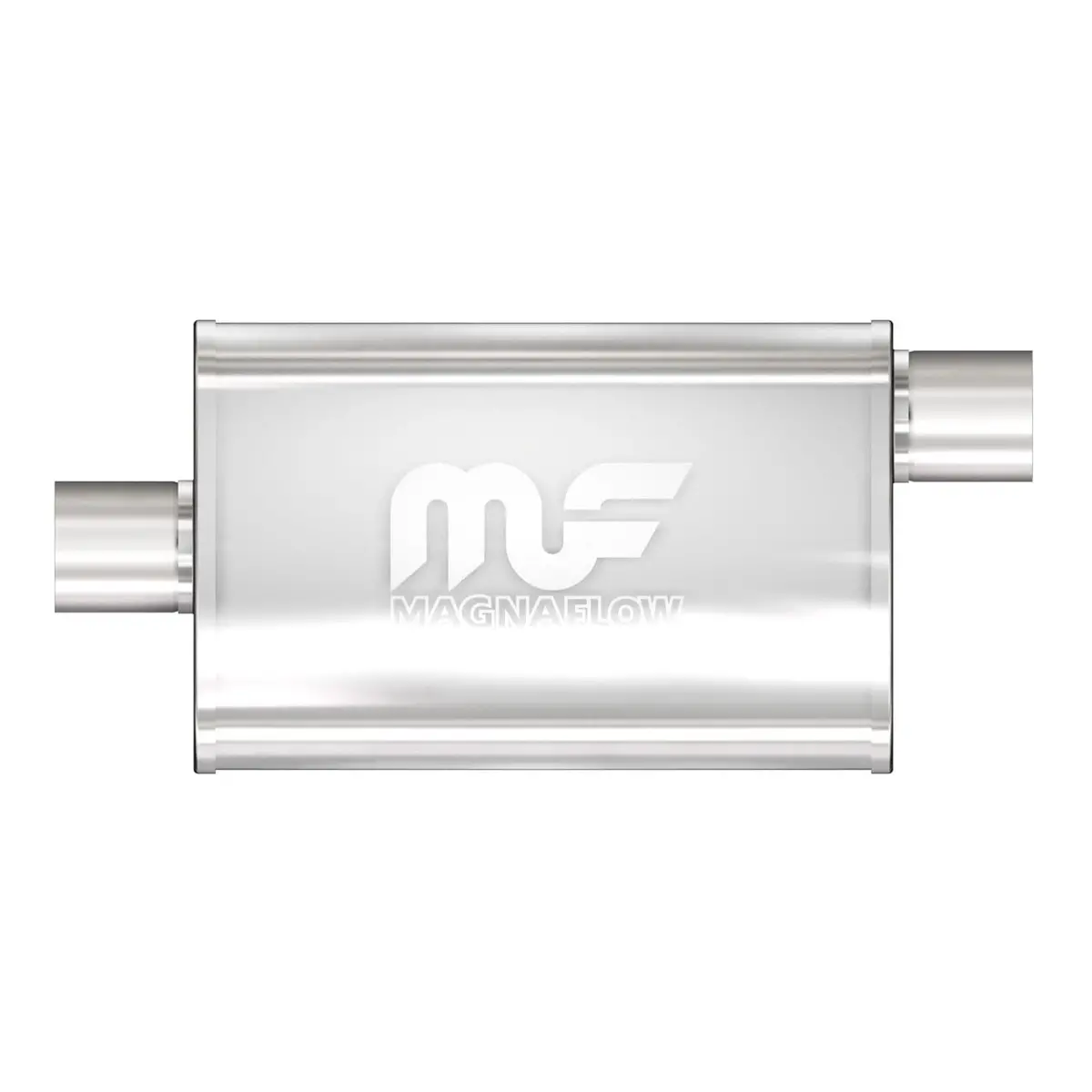Magnaflow Stainless Steel Performance Muffler – Straight-Through Design, 2.5" Inlet (11256) 1