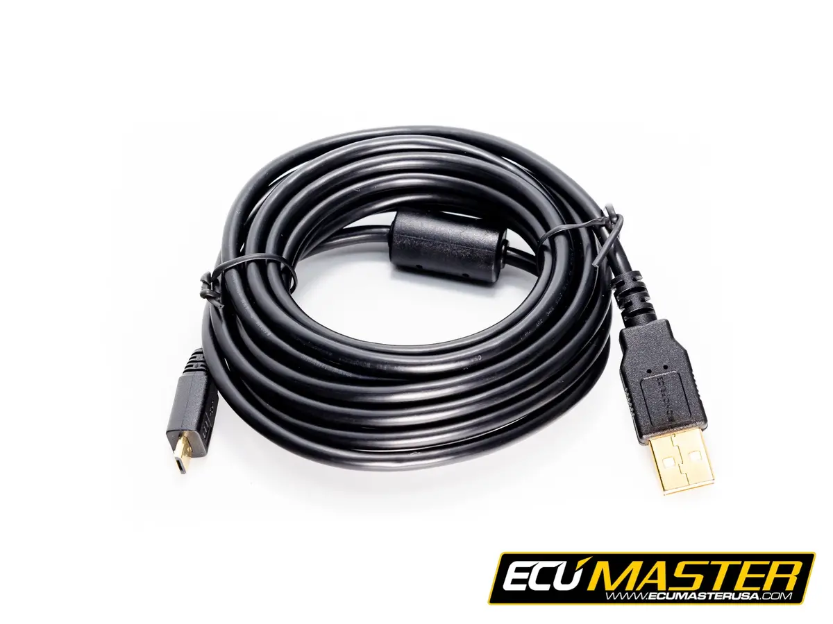 Emu Black Usb A To Micro-Usb Male-Male Cable 1