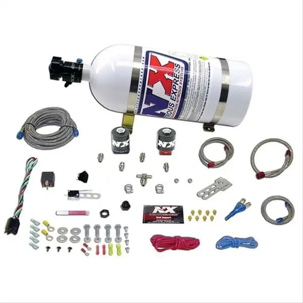 Nitrous Express 20915E85-12 Efi-Compatible Single-Nozzle Nitrous System 1