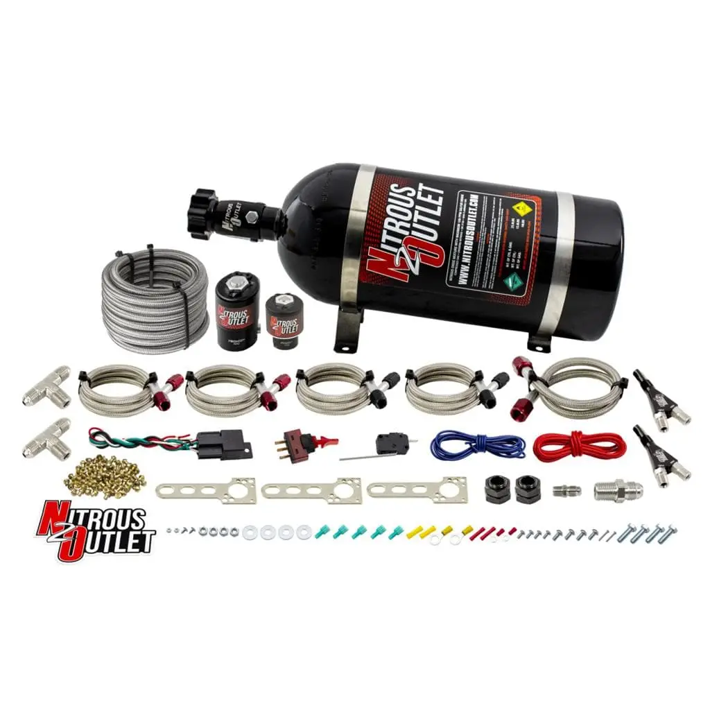 Nitrous Outlet Complete Wet Nitrous System – 0–100 Hp Adjustable Kit 1
