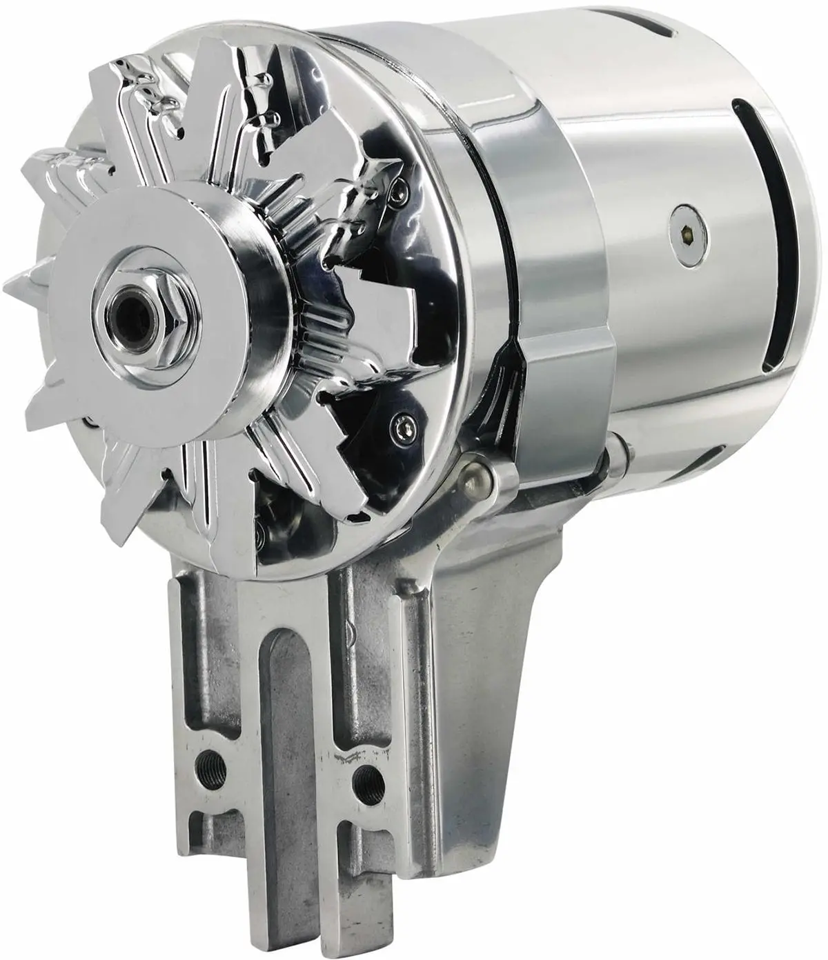 Powermaster 90-Amp High-Output Alternator – Compact Serpentine Pulley 1