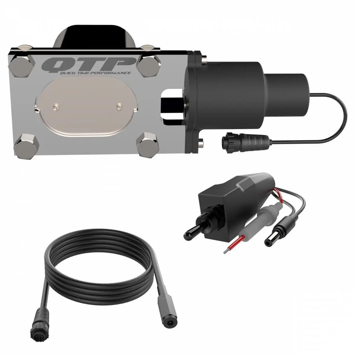 Quick Time Qtec33T0 Oval Electric Exhaust Cutout System – 3" Diameter 1
