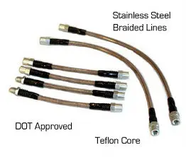 Stainless Steel Braided Brake Lines 1