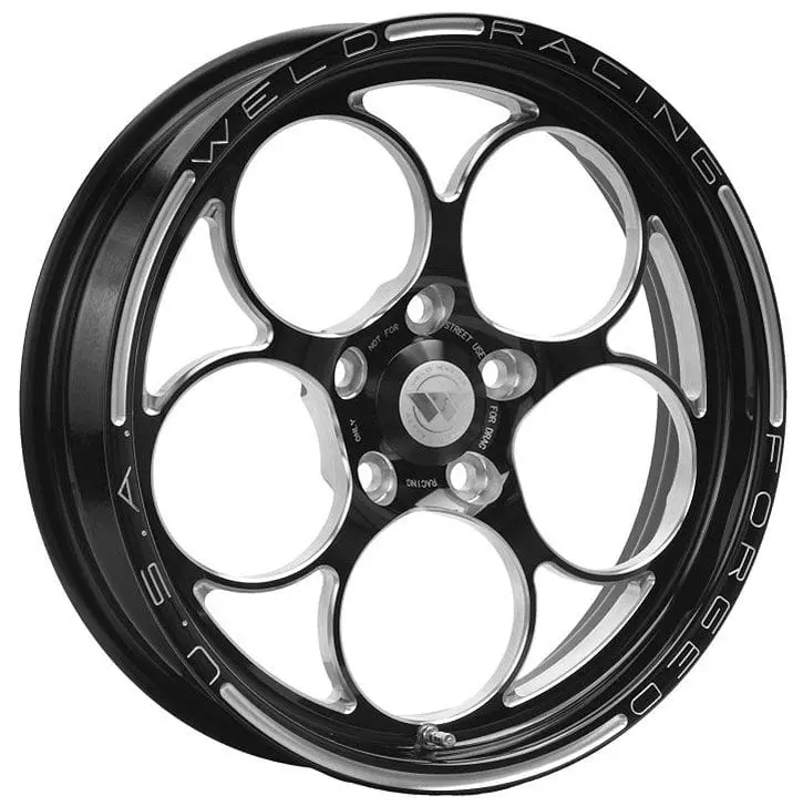 Magnum We786B-15202 2.0 Drag Front Runner Wheel, Black Finish 1