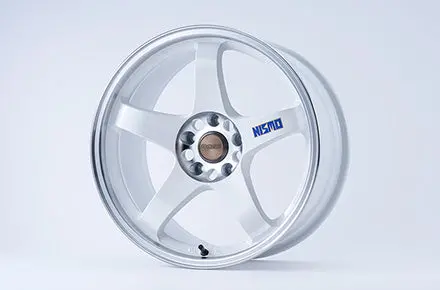 Genuine Nismo Bcnr33 Bnr34 Lm Gt4 40Th Anniversary Model Wheel White + Cutting Silver 18X9.5 +12  -  4030S-Rs595-Wm 1