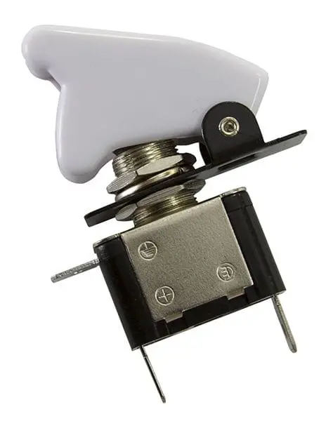 White Led-Illuminated Rocket-Style Toggle Switch, Af49-5030 1