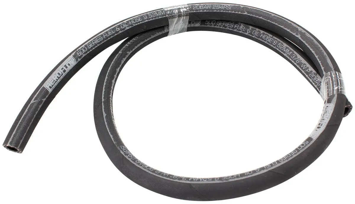 Af500-08-3Mblk 500 Series Black Push-Lock Hose (-8An, 3 Ft) 1
