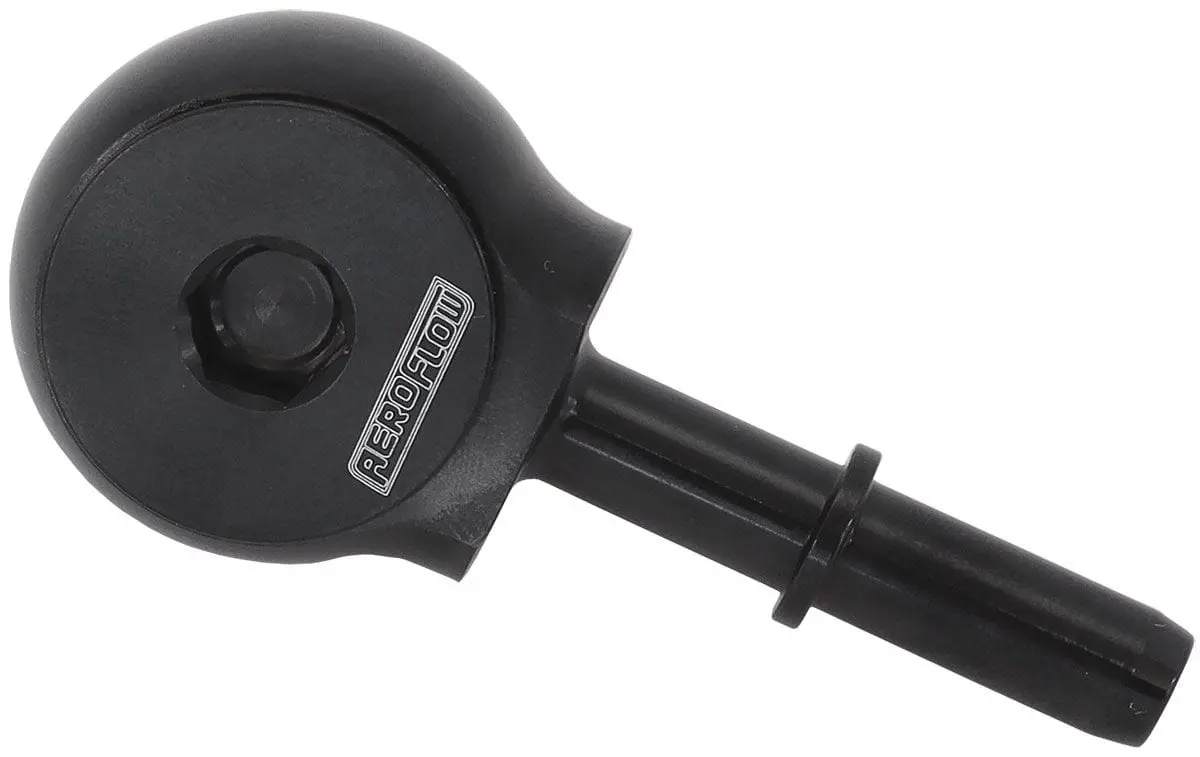 Low-Profile 90° Fitting: -10 Orb To Efi Push-On 3/8 Inch Barb (Af969-06-10Blk) 1
